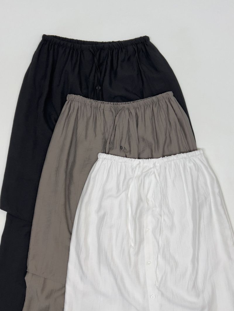Wrinkle Wrap Layered Banding Pants