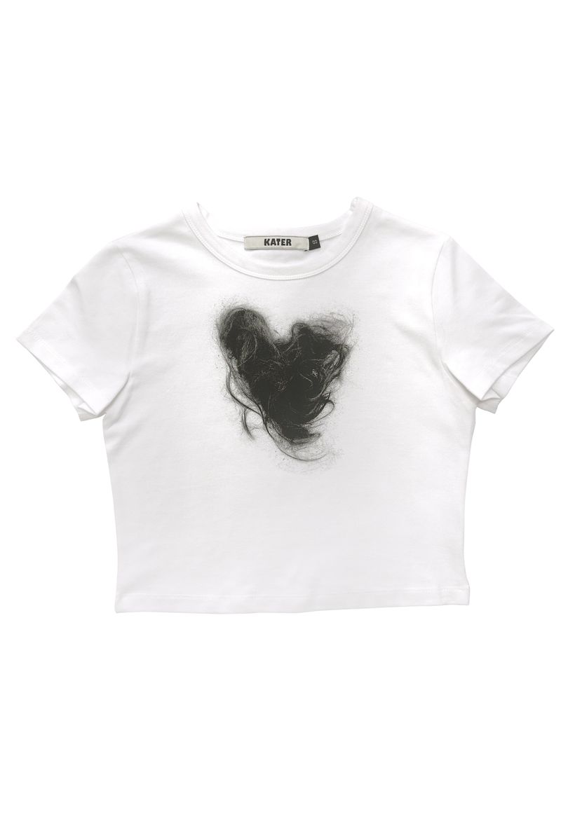 KATER（カーター）の「Heart Hair Tee WHITE B（Tops）」