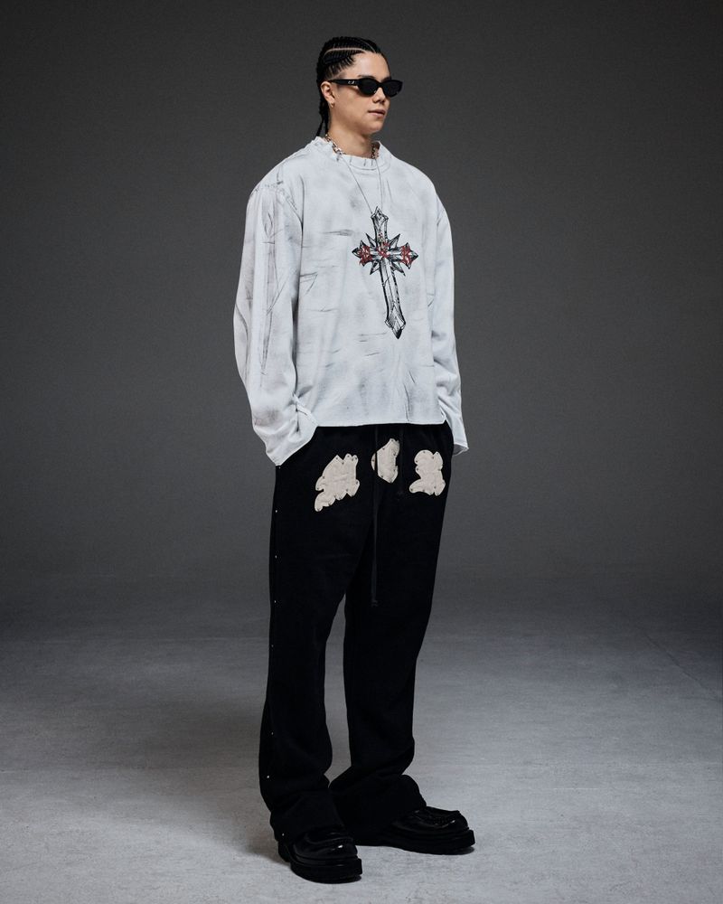 スカード クロス LS(white)