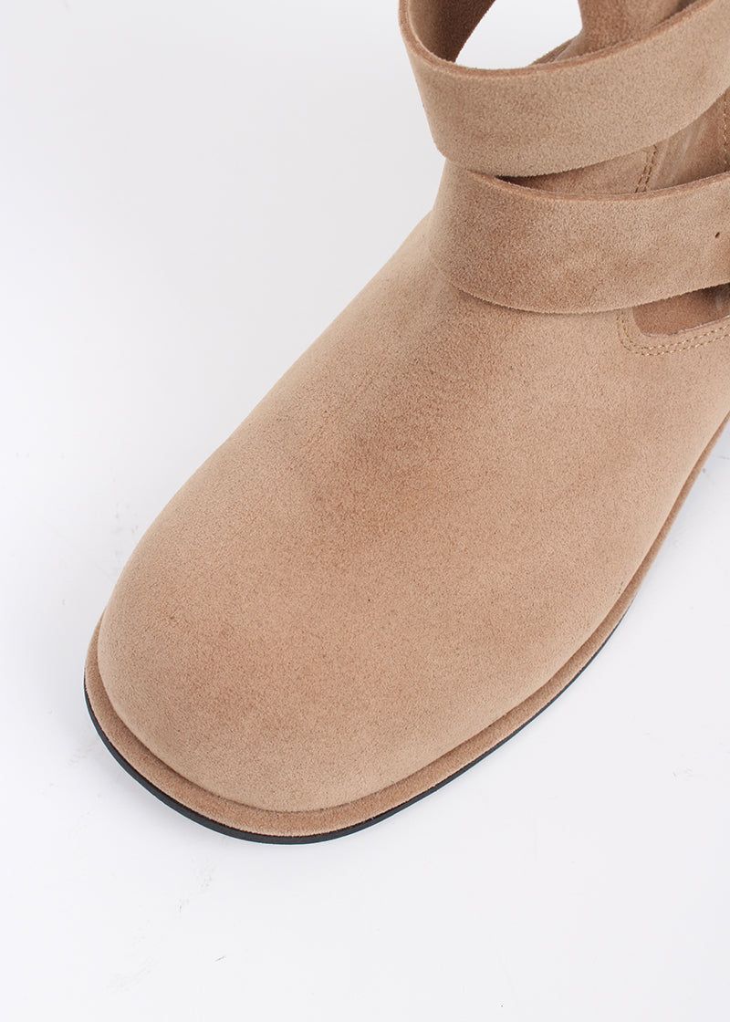 SUEDE BELT MIDDLE BOOTS