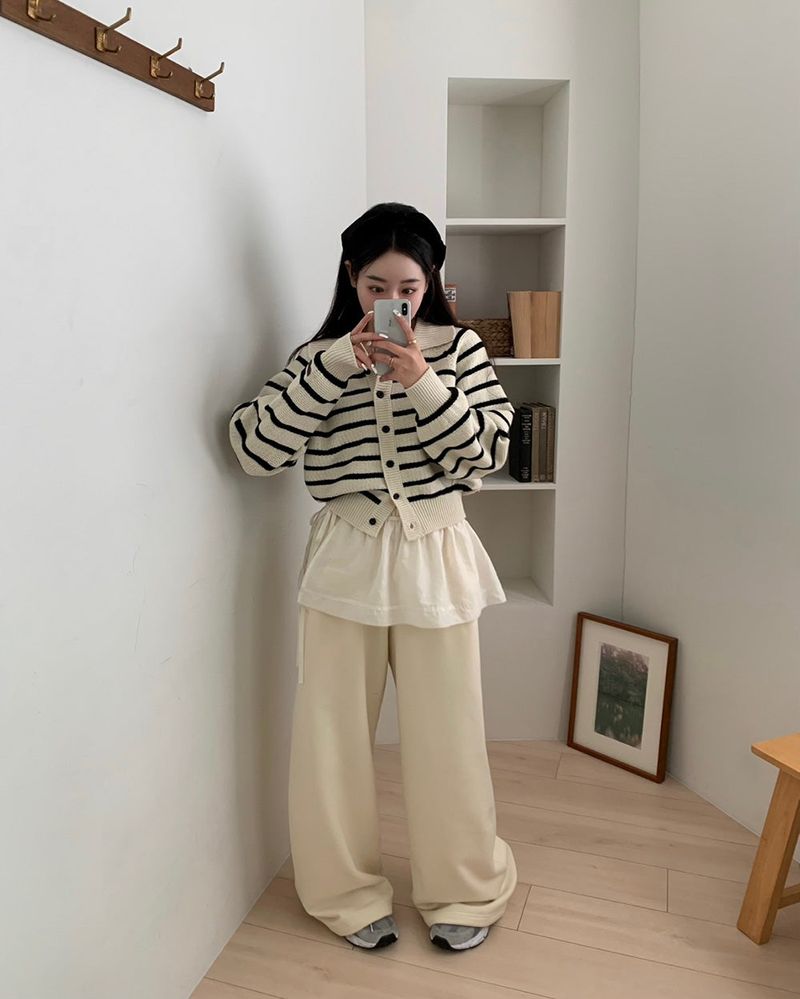 [Bellide made] Newer, two-way wide training pants