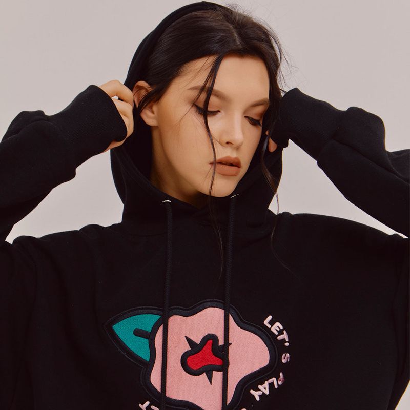 BIG FLOWER HOODIE