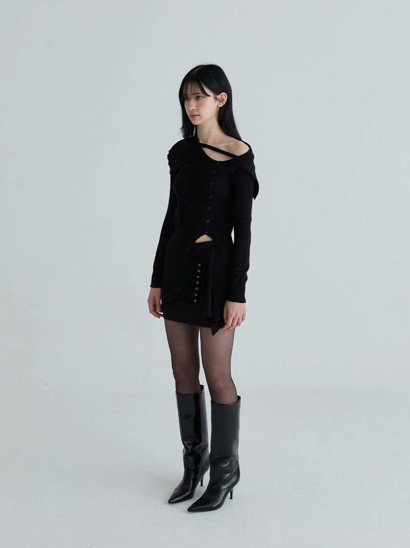 Sailor strap knit (Black)