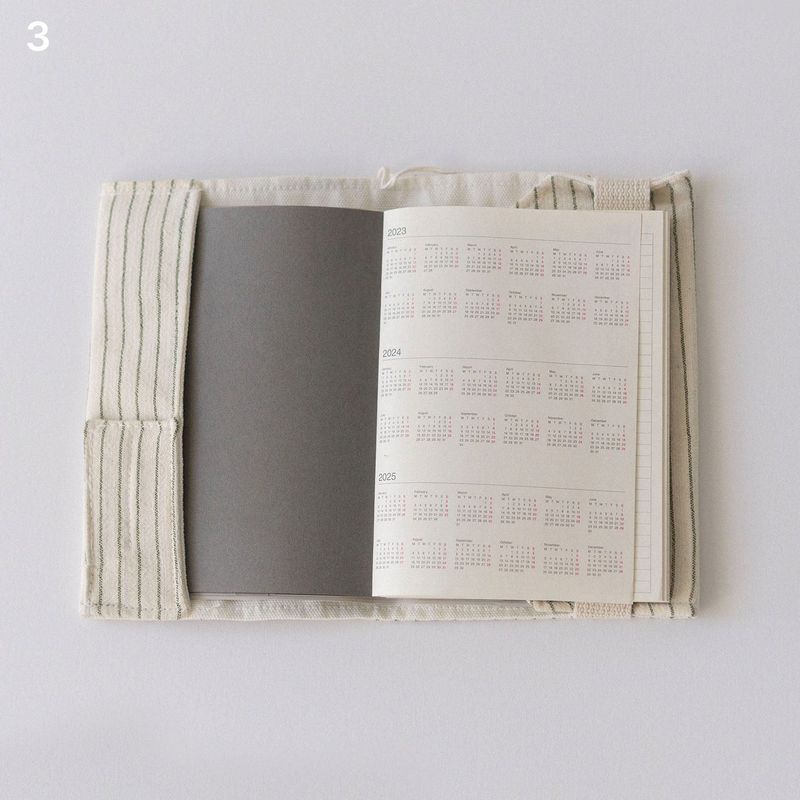 [MADE] Window stripe book cover_Sky blue