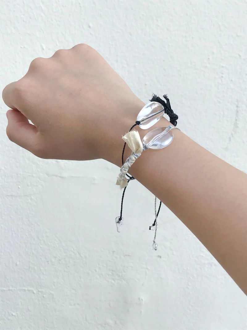 Clear Bracelet - Silver