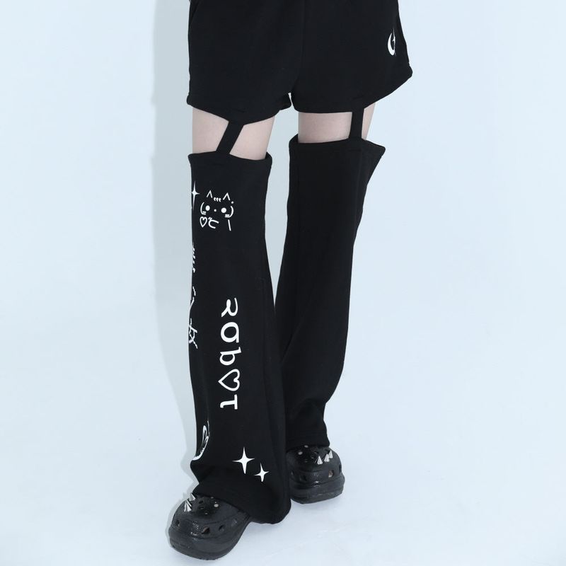 CLUT STUDIO（クラットスタジオ）の「0 7 cut out emoji pants - BLACK（Pants）」