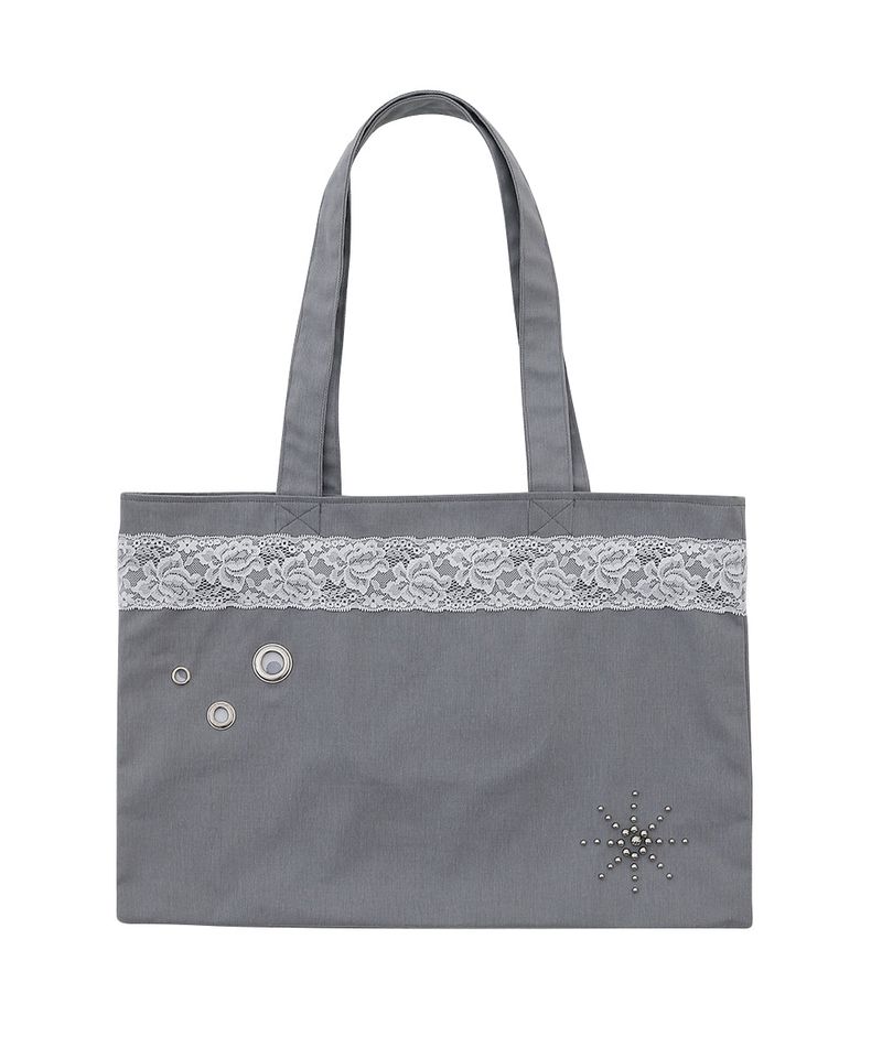 XND LACE ECO BAG_GREY