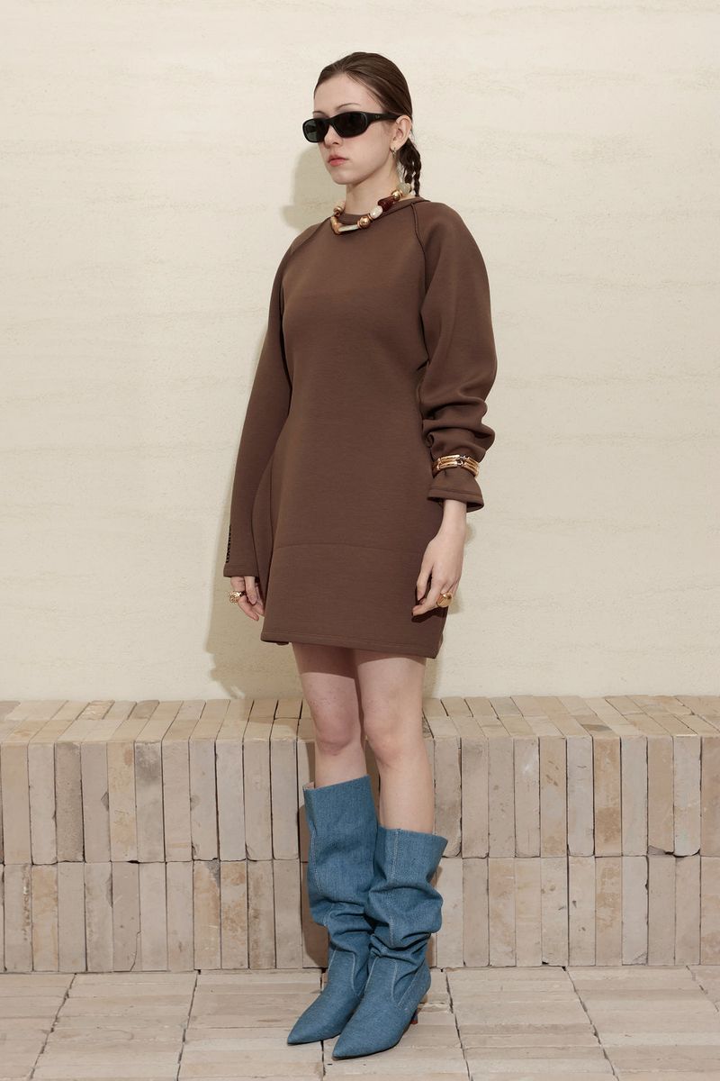 HOURGLASS DRESS_BEIGE