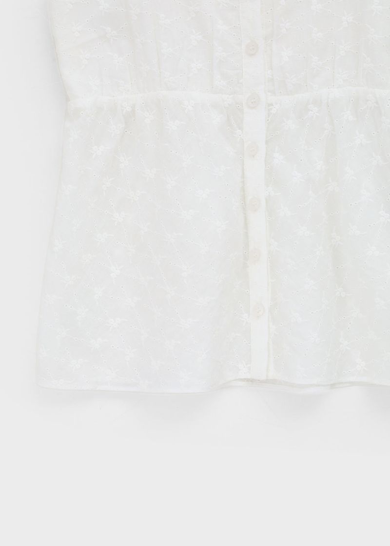 [MADE] Cocotin Punching Sleeveless Blouse