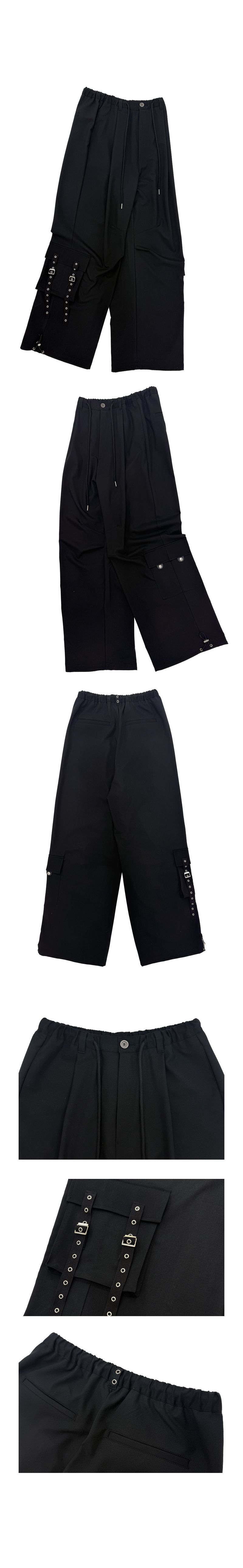 KANGAROO PANTS IN BLACK