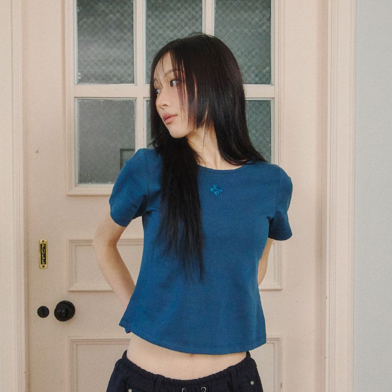 Updraft Slim Fit T-shirts [Warm Navy]