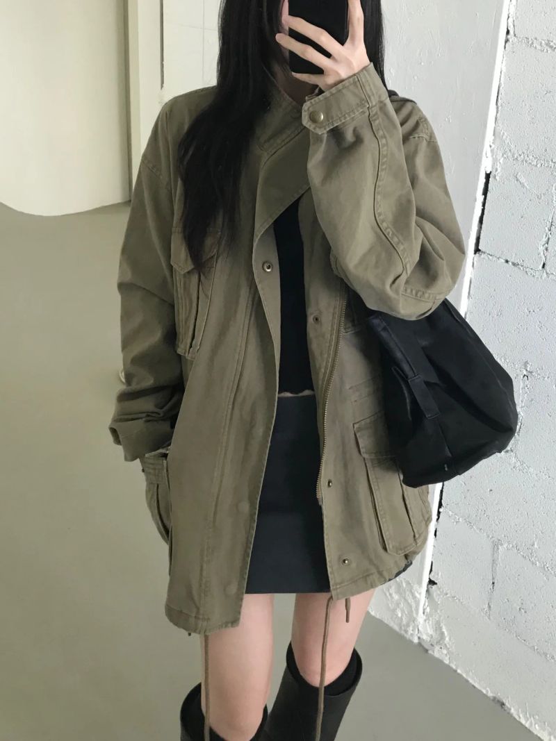 Washed Field Jacket (2 colors)
