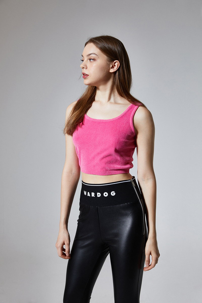 Vivid Knit Crop Top