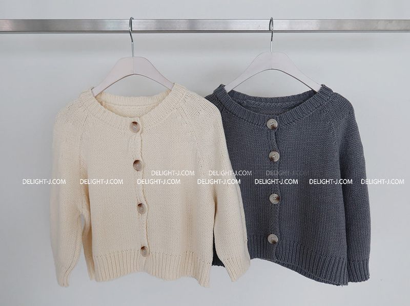 Half-length Balloon Knit Short Cardigan