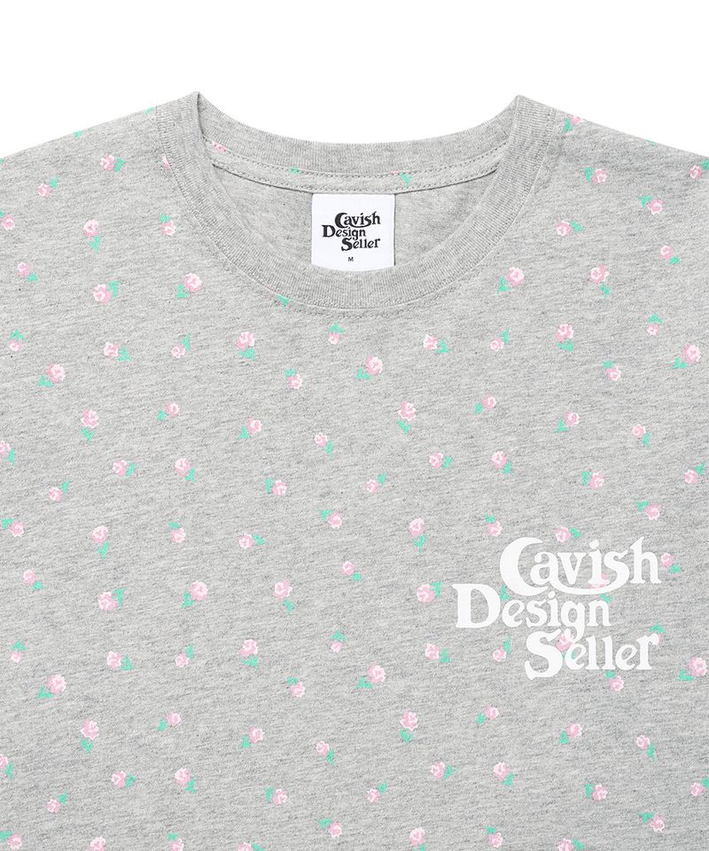 FLOWER SELLER LOGO LS TEE GREY(CV2GSUT551A)