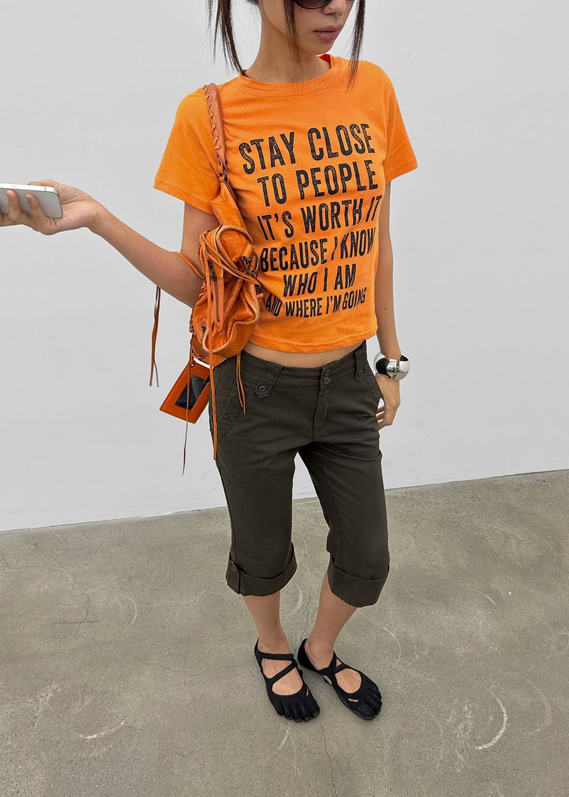 [MADE] Puven Semi Bootcut Capri Pants