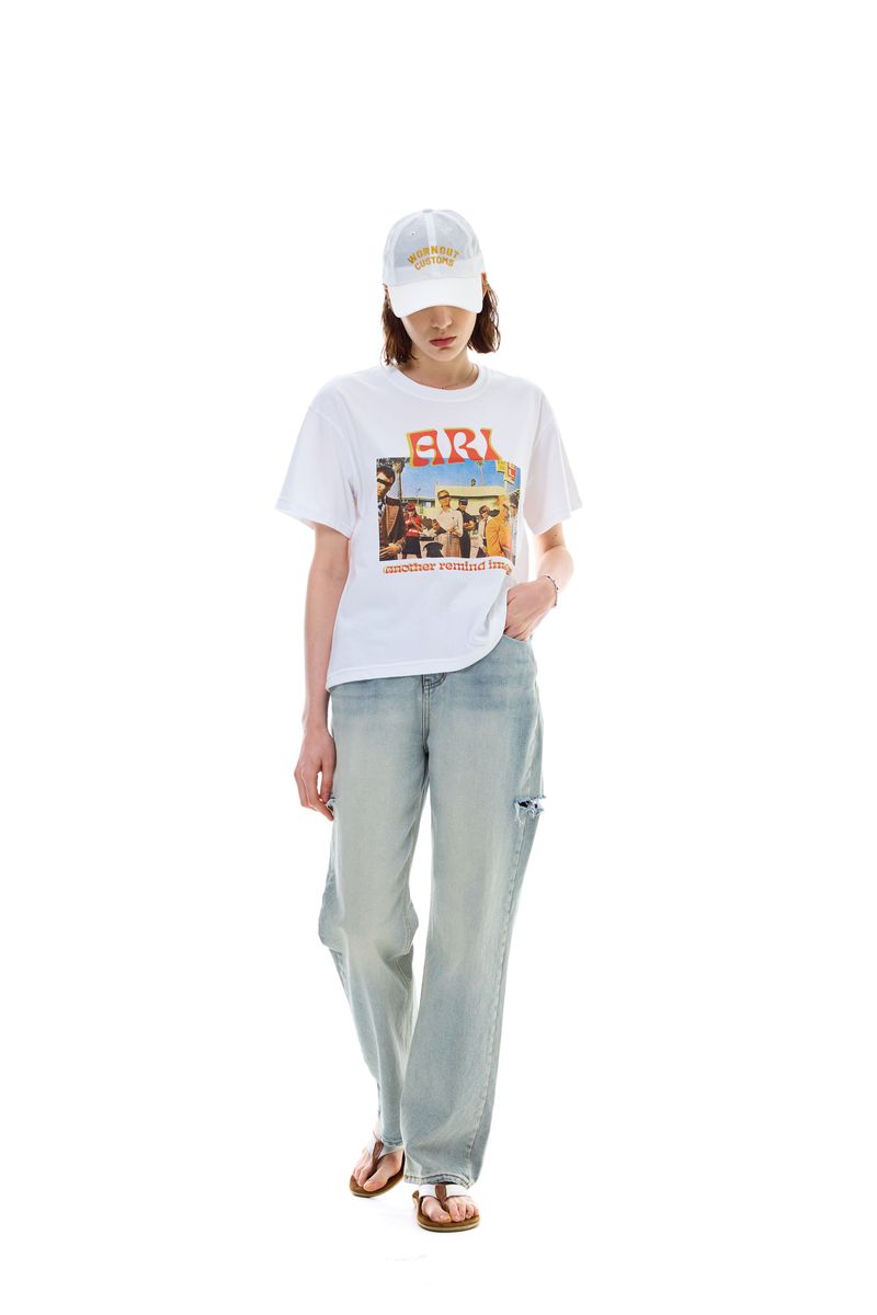 NAUGHTY PRINTING T-SHIRT