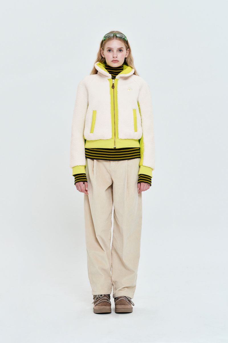 CHERRY REVERSIBLE OUTDOOR JACKET [LIME]