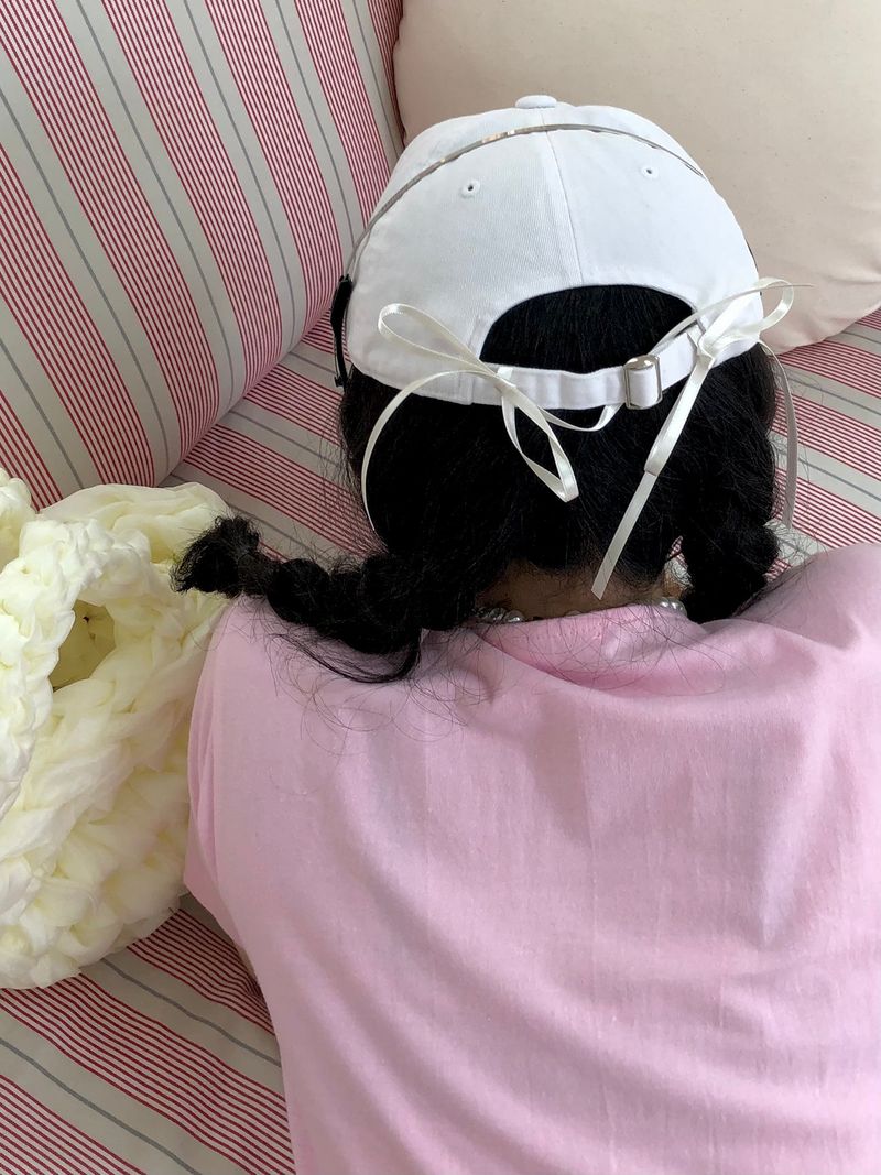 ribbon cap (white)