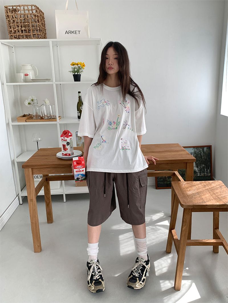 LIGHT CARGO BERMUDA PANTS (3C)