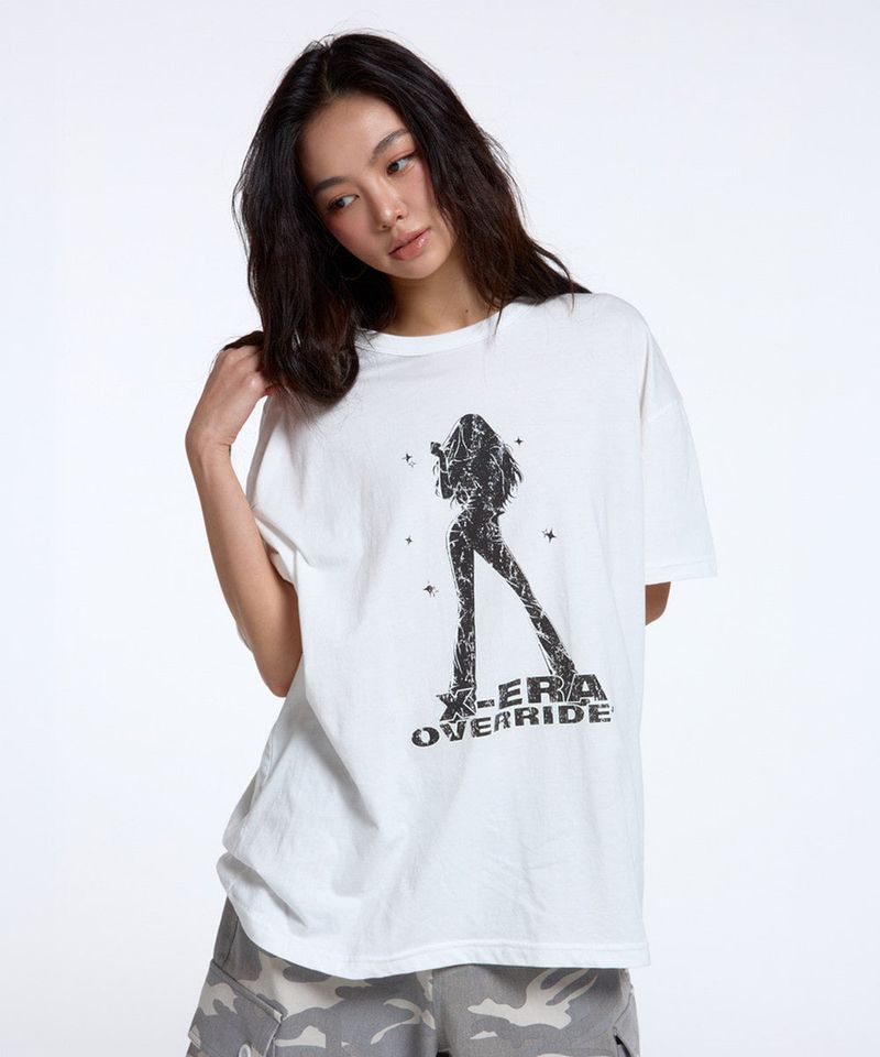 X-ERA OVERRIDE TEE / IVORY
