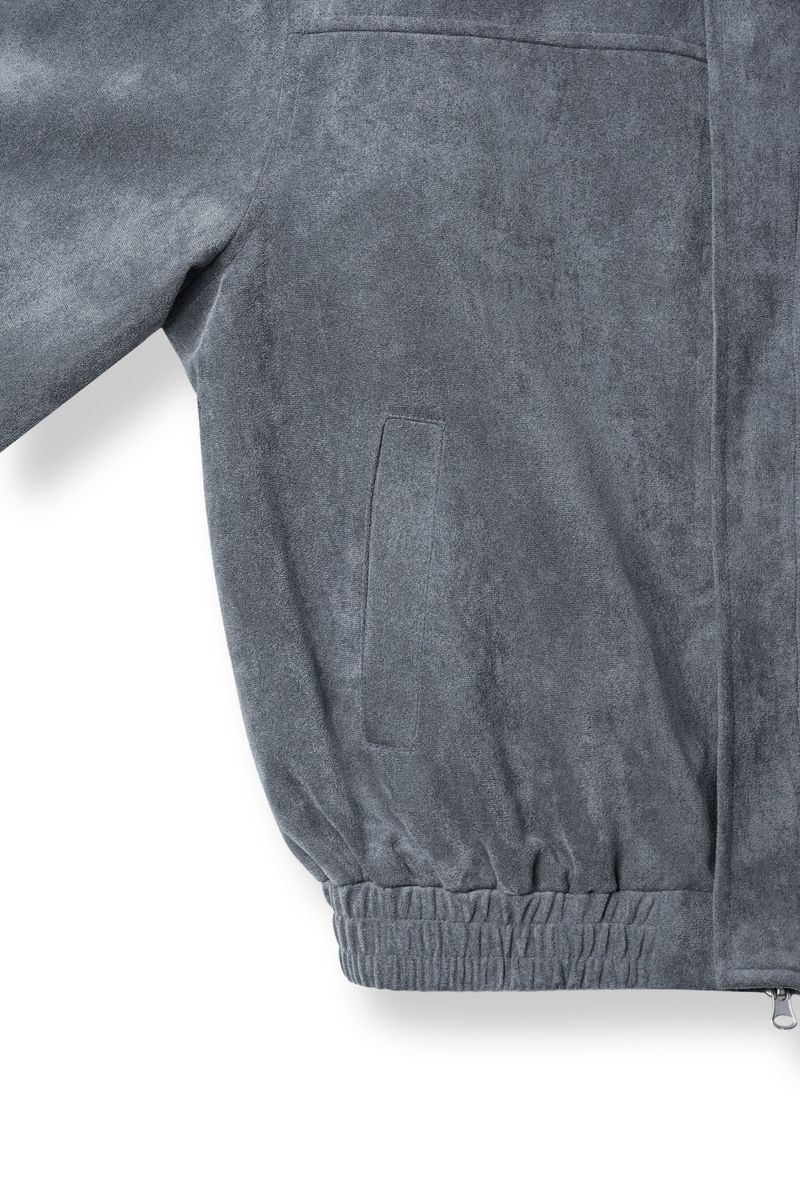 low cropped suede jacket (3colors)