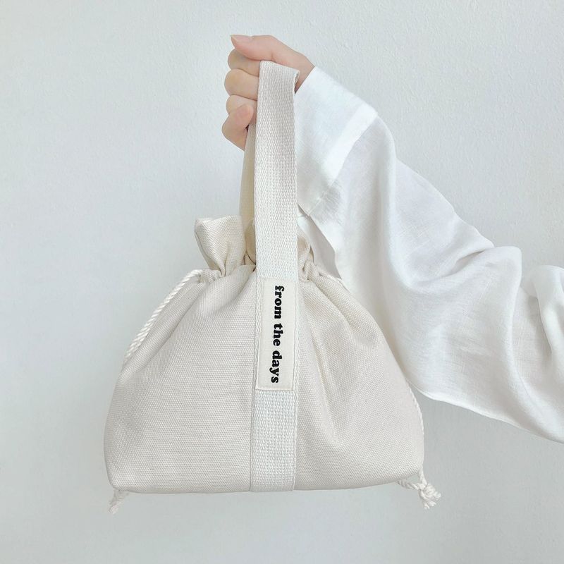 【MADE】Canvas Pouch Bag - Ivory
