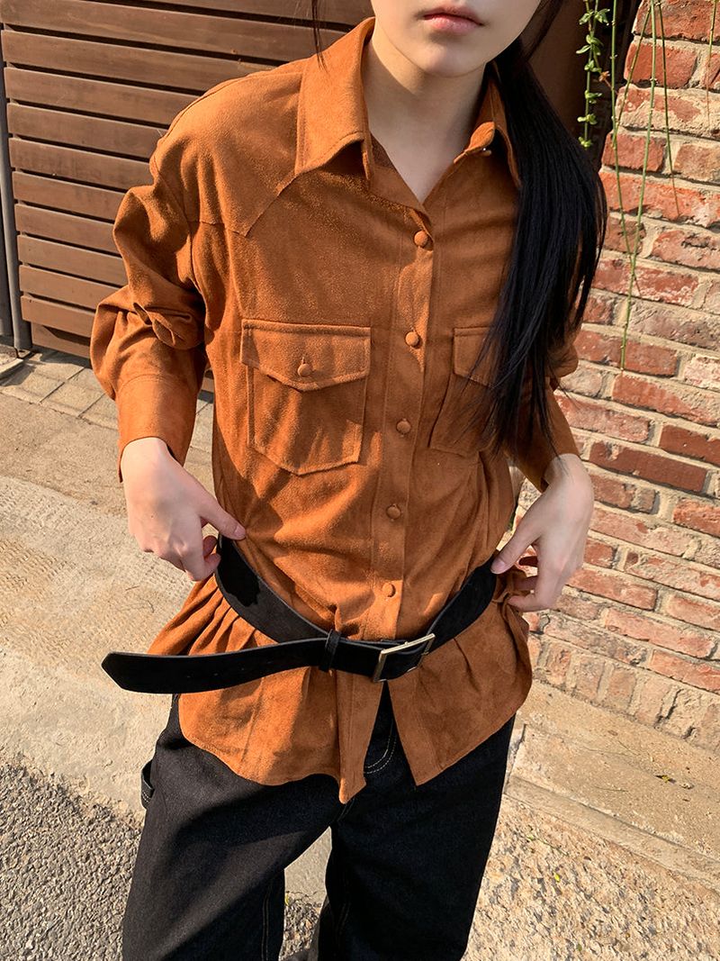 WESTERN SUEDE SHIRT (3C)