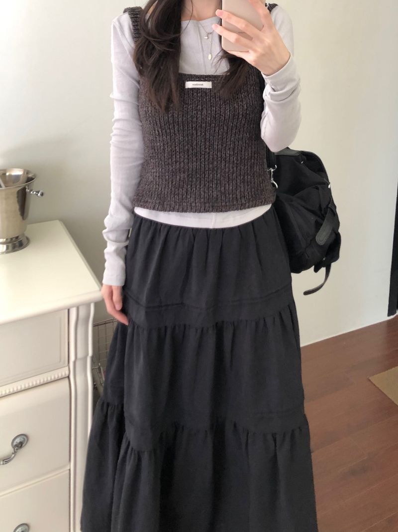 Ripple Knit Sleeveless (3 colors)