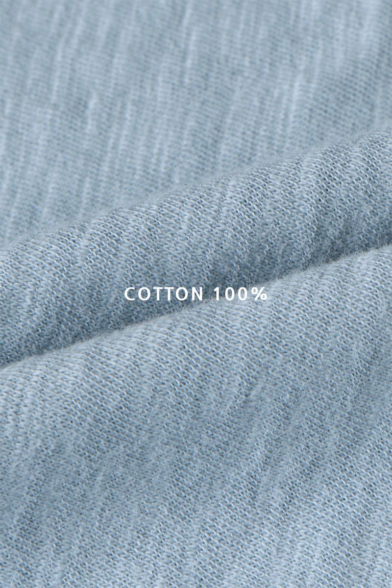 Slub rib layered T-shirt