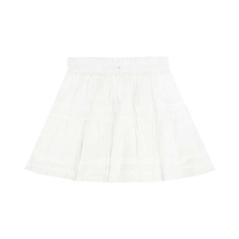 DOT FRILL SKIRT (2 COLORS)