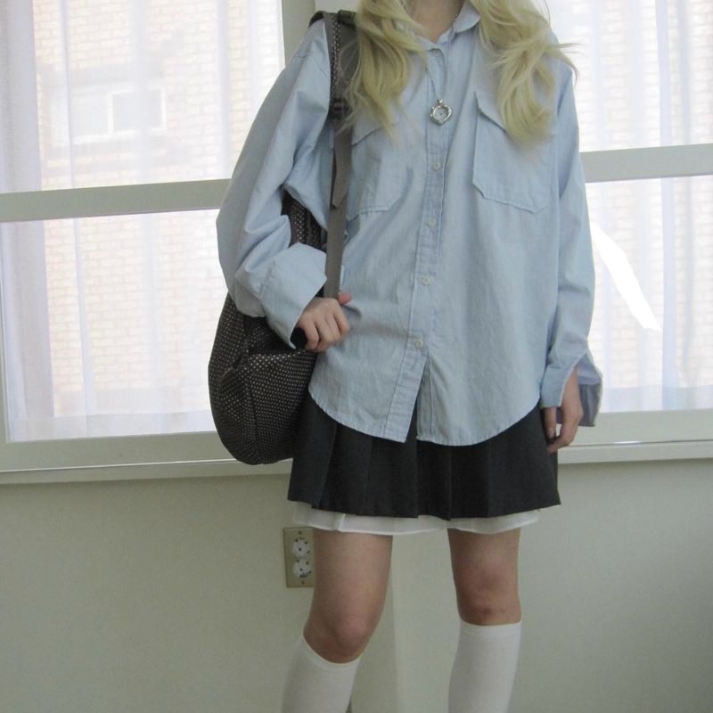 シフォンプリーツスカート