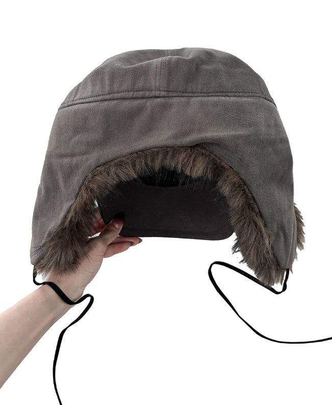 Earflap Lettering Trooper Hat