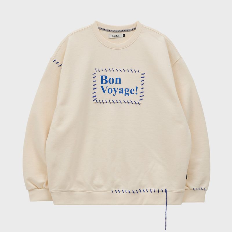 WaiKei(ワイケイ)の「Bon Voyage hand stitch sweatshirts(Tops)」