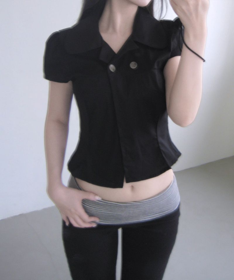 lottie open blouse (2colors)