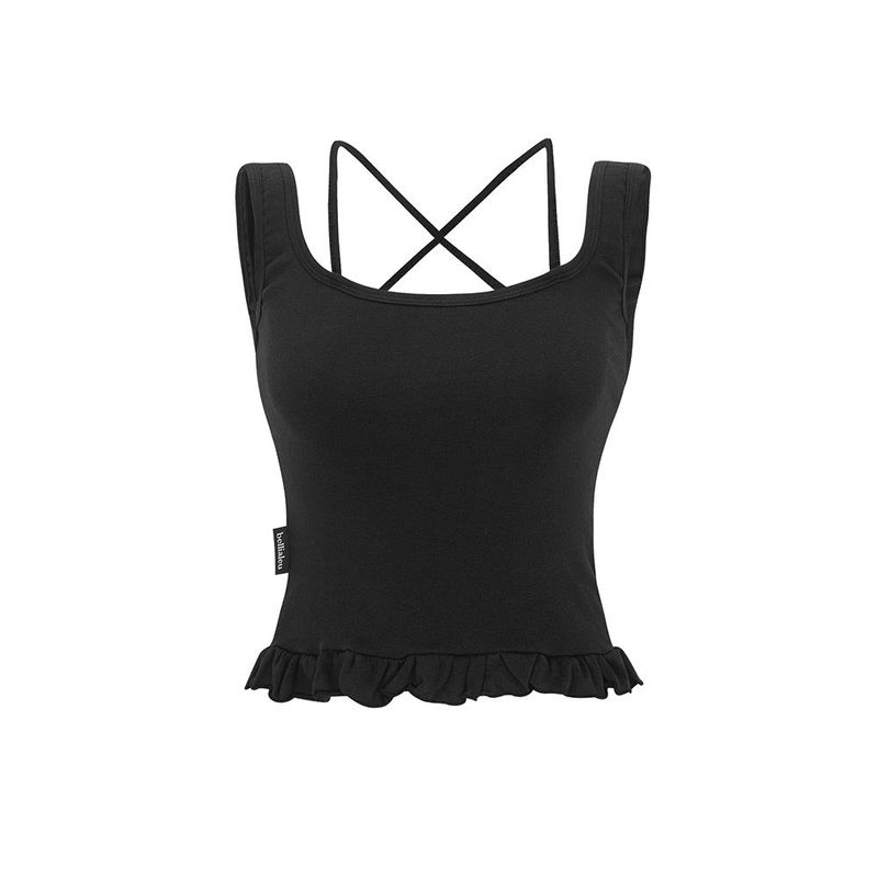 Bellialeu（ベルリアル）の「ROSY SLEEVELESS-BLACK（Tops）」