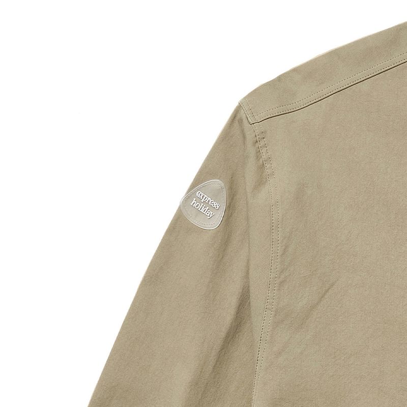 Express Holiday Signature Symbol Basic Shirt_Deep Beige