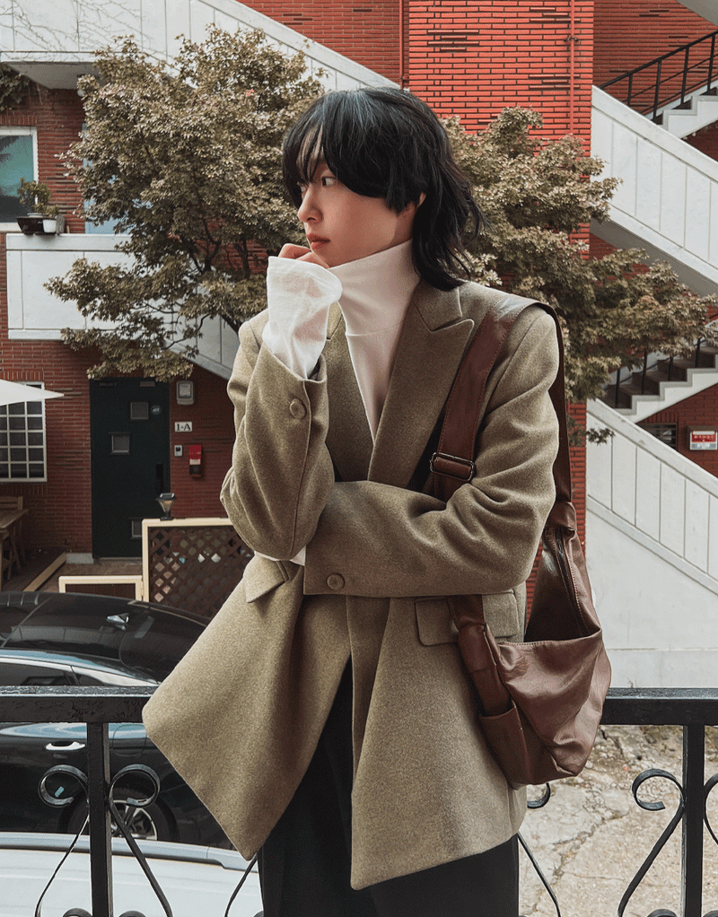 2PLAN（ツープラン）の「エリンハーフウールコート (3 color)（Jackets/Outerwear）」