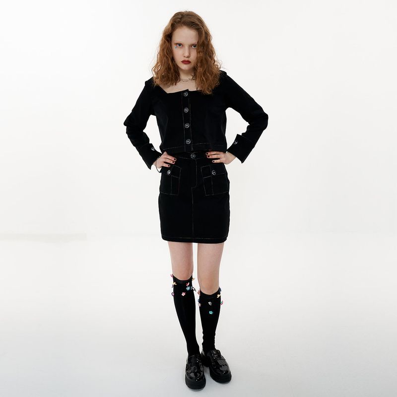 Minimal Set-up Shirt [Black]