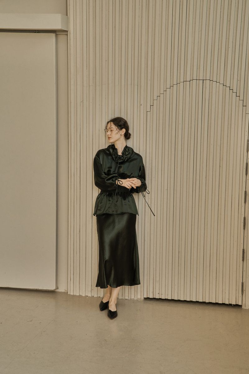 SEYMOUR STRING BLOUSE_KHAKI