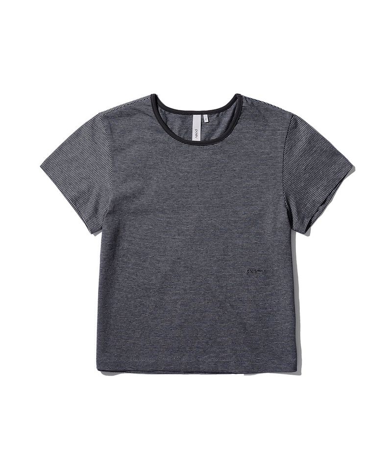 Two-tone Striped T-shirt - Navy