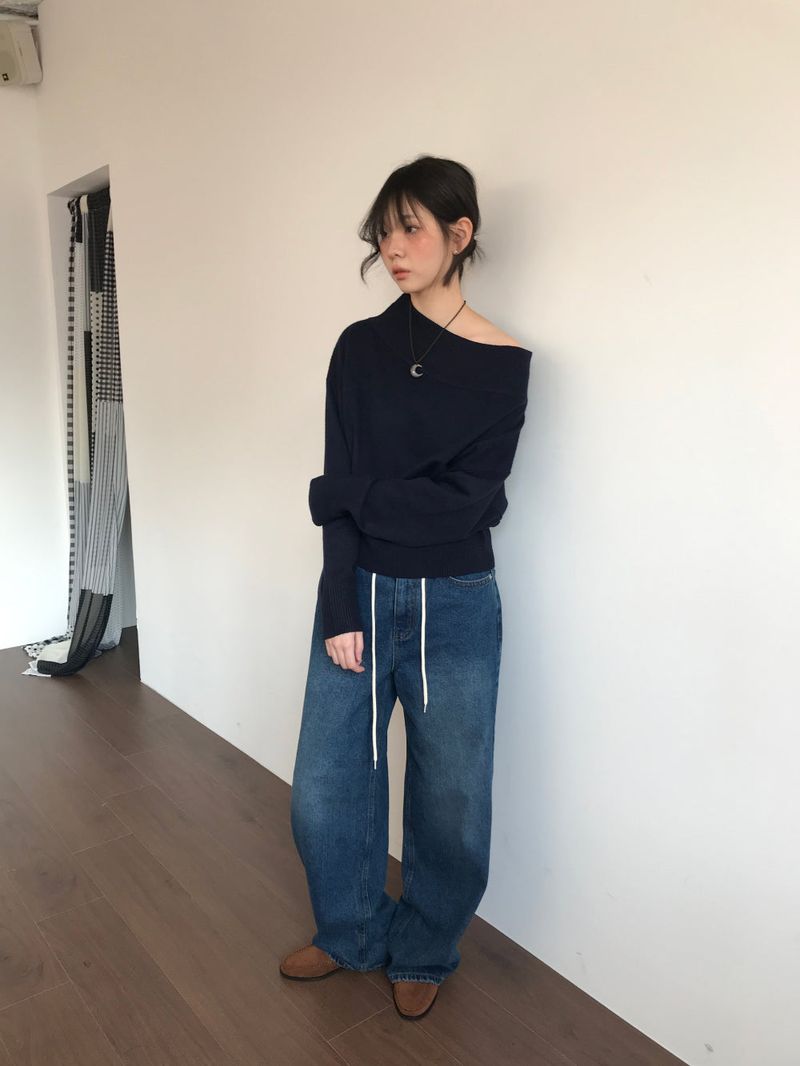 Mare String Denim Pants (2color)