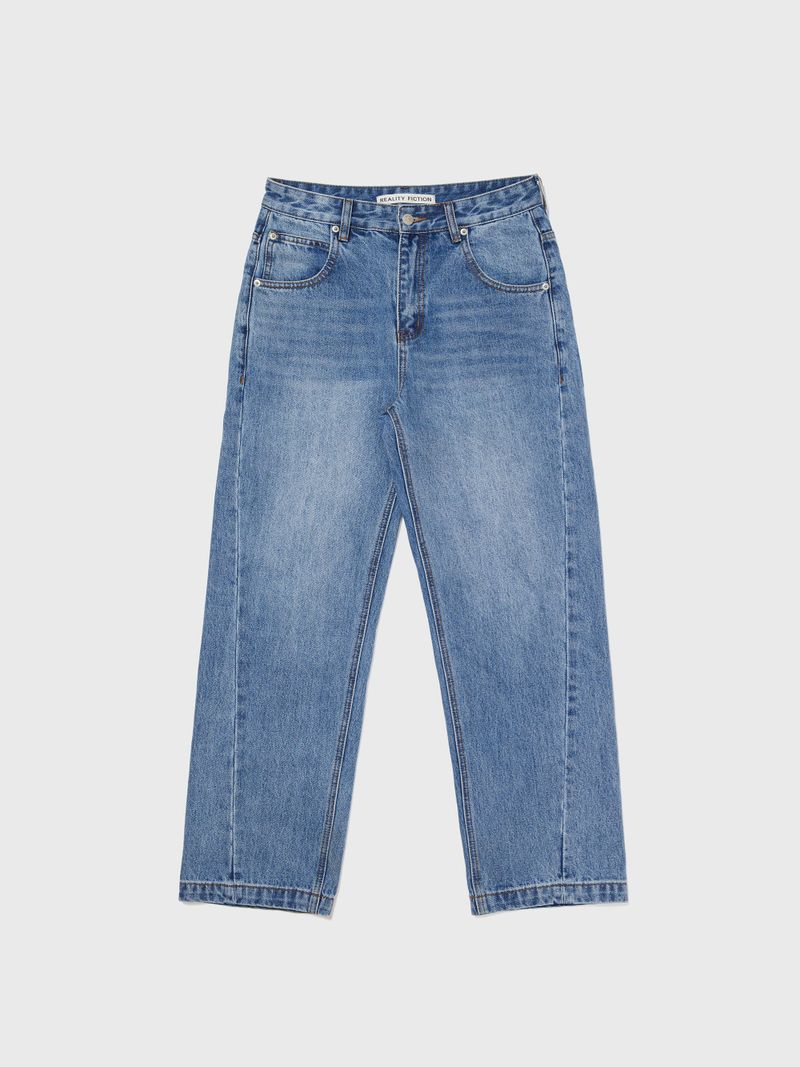 Tapered Round Denim Pants Indigo