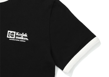 (WOMAN) ESSENTIAL RINGER T-SHIRT【BLACK】