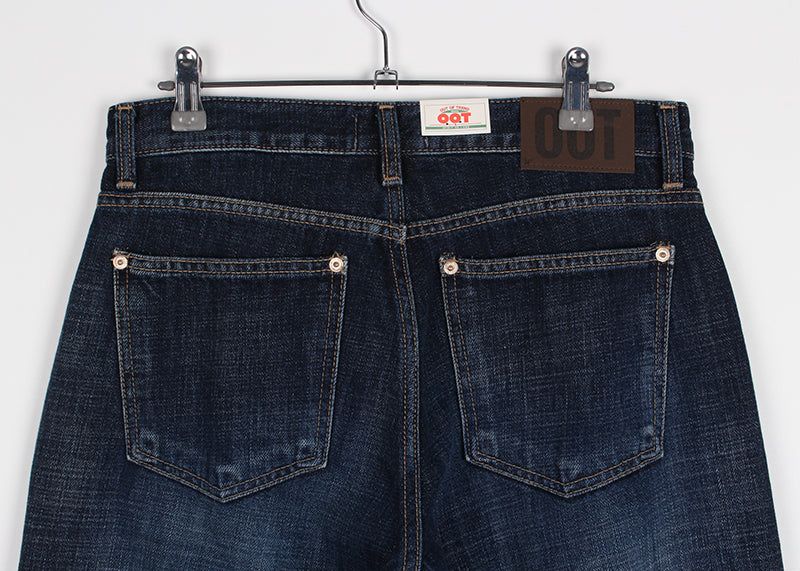 INDIGO LOW DENIM PANTS