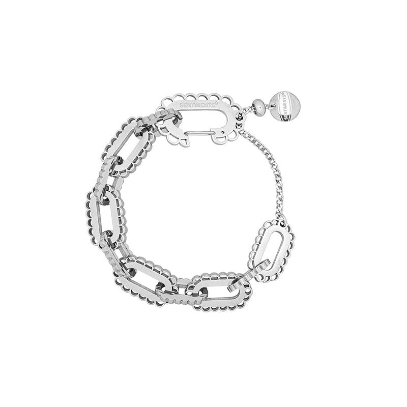 NO.511 [SILVER] LACE LINE CHIAN BRACELET