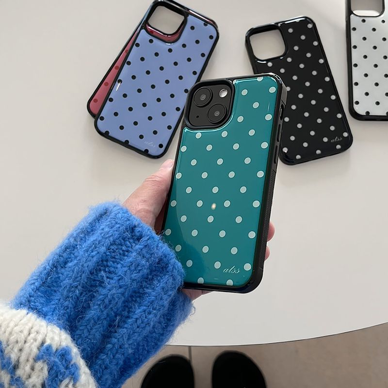 dot epoxy bumper case(mint)