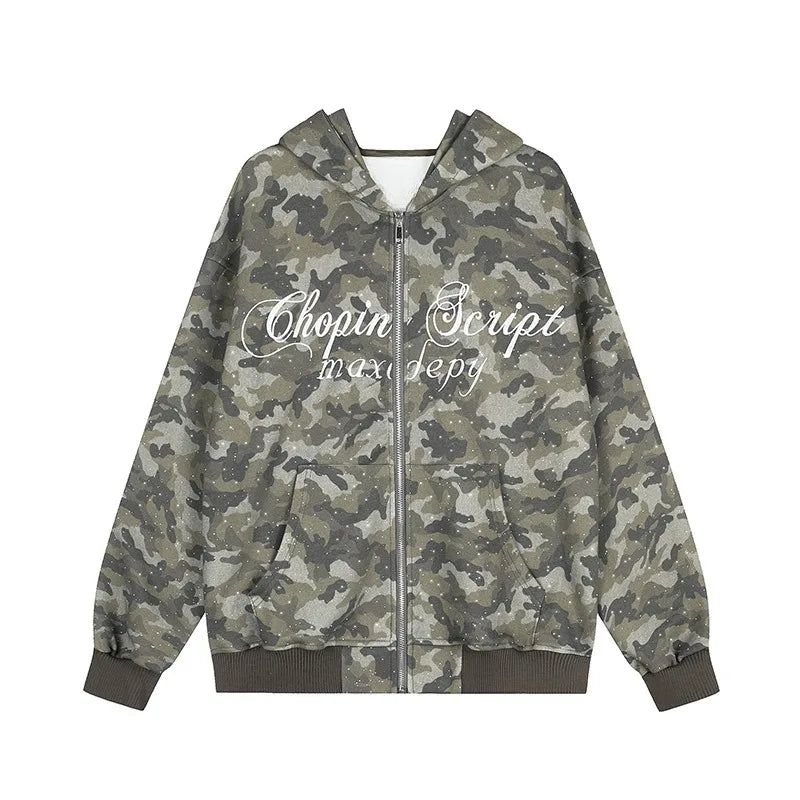 Cozy&Kitsch（コージーアンドキッチ）の「カモレタリングフードジップアップ（ジャケット/アウター）」