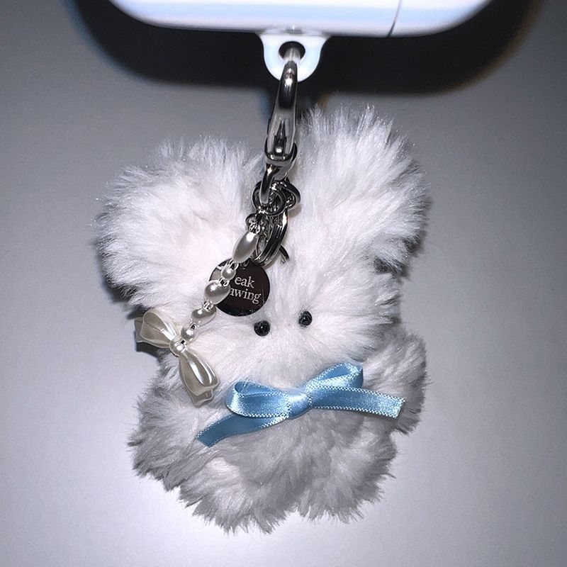 [Handmade] Ballerina ribbon phone keyring