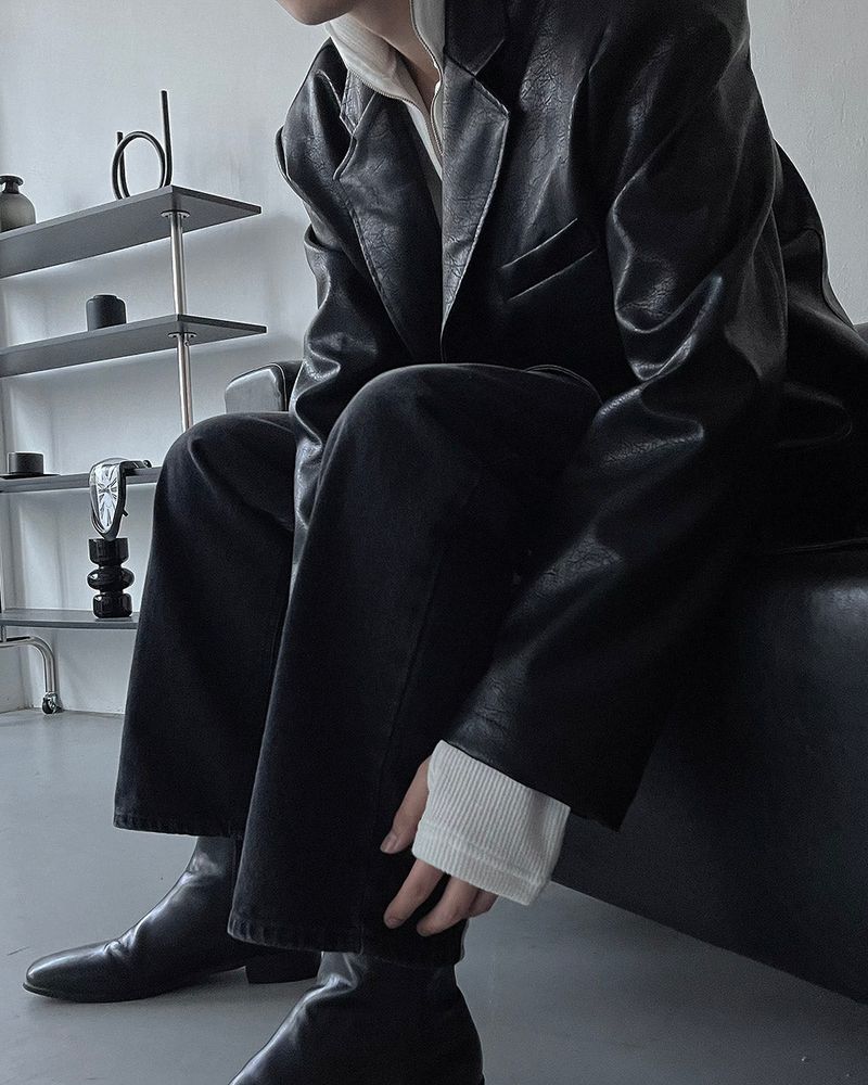 CH Damage Leather Jacket (2 colors)